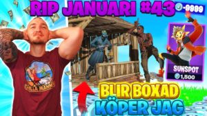 KÖPER SKINS FÖR VARJE GÅNG JAG BLIR BOXAD I FORTNITE *RIP JANUARI*