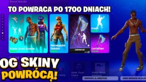 NARESZCIE! OG SKINY POWRACAJĄ PO 1770 DNIACH! w Fortnite