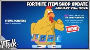 *NEW* THE GIANT CHICKEN FROM FAMILY GUY! Fortnite Item Shop [January 26th, 2024]
