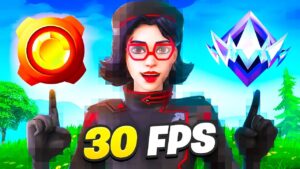 PASSER de BRONZE à UNREAL avec 30FPS sur FORTNITE ! 😲 (force au switch)