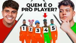 QUEM É O PRO? 5 NOOBS VS. 1 PRO DISFARÇADO! #1