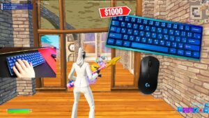 $1000 Custom Tfue Mechanical Keyboard Fortnite Keyboard Sounds ASMR 240FPS