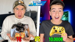 1€ TEMU CONTROLLER vs 250€ XBOX Elite Scuf - 24h Fortnite Challenge