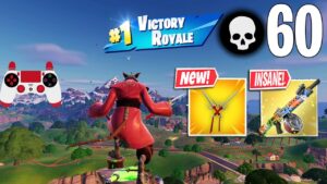 60 Elimination Solo Vs Squads Gameplay Wins (New TMNT Fortnite Chapter 5 PS4 Controller)