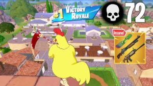 72 Elimination Solo vs Squads Wins (Fortnite Chapter 5 Gameplay Ps4 Controller)