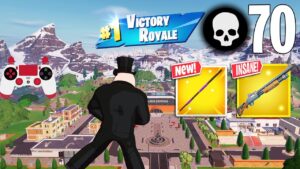 73 Elimination Solo Vs Squads Gameplay "Build / ZeroBuild" Wins (Fortnite Chapter 5)
