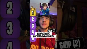 Blind Ranking Fortnite Skins on POPULARITY… 🤩 ( Fortnite ) #fortnite #meme #shorts