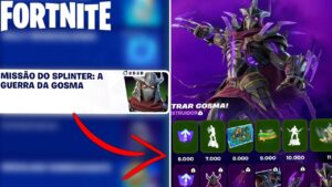 COMO COMPLETAR TODAS AS MISSÕES DAS TARTARUGAS NINJAS [FASE 1] (A GUERRA DA GOSMA) - FORTNITE