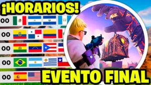 ¿CUANDO INICIA EL EVENTO FINAL de FORTNITE? ⏰❓ HORARIOS EVENTO TEMPORADA 2 CAPÍTULO 5 de FORTNITE
