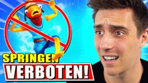 Die ⛔️SPRINGEN IST VERBOTEN!⛔️ Challenge in Fortnite!