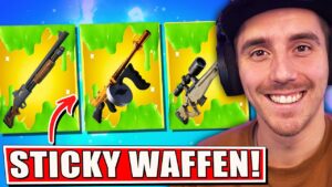 Die 💚STICKY WAFFEN💚 Challenge in Fortnite!