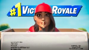 FAIRE TOP 1 QU'AVEC les CARTONS sur FORTNITE ! 📦  (Le PIRE DÉFI de ma vie)