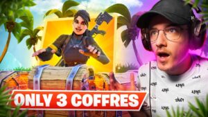FAIRE TOP 1 avec SEULEUMENT 3 COFFRES au SPAWN sur FORTNITE ( Feat @majinhugo )