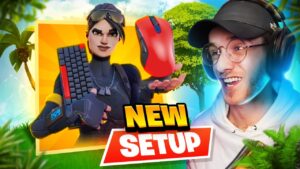 FAIRE TOP 1 avec un NOUVEAU SET UP sur FORTNITE... Et reveal new décor ( J'ai mis un clip de fou )