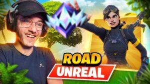 FAIRE TOP 1 en CHAMPION BUILD sur FORTNITE ( Retour du ROAD UNREAL )
