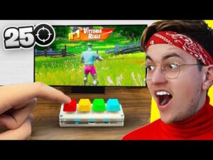 FORTNITE, MA AD OGNI KILL= LA TASTIERA SI RIMPICCOLISCE