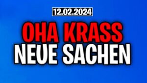 Fortnite Daily Item Shop 12.2.2024 | DAS WUSSTE KEINER | Shop von heute 12.2.2024