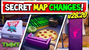Fortnite TMNT UPDATE MAP CHANGES | v28.20 CHAPTER 5
