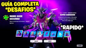 *GUÍA COMPLETA* Como CONSEGUIR TODAS las RECOMPENSAS de LAS TORTUGAS NINJAS en FORTNITE! 🎁🔥