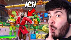 Ich tue so als wäre ich MEISTER SPLINTER der BOSS für 24 STUNDEN ... Fortnite