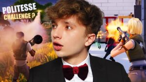 JE TENTE DE RESTER POLI SUR FORTNITE (et ce n'est guère facile...)