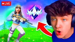 🔴LIVE - Winning in UNREAL RANK! (Fortnite)