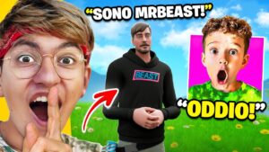 MI FINGO MrBeast SU FORTNITE e UN BIMBO CI CREDE😂