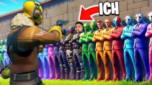 MÖRDER vs. 1000 NPCs in Fortnite!