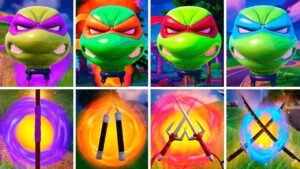¡NUEVOS BOSSES y ARMAS MÍTICAS de las TORTUGAS NINJAS en FORTNITE! 🔥😱 *UBICACIONES*