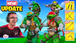 NickEh30 reacts to Ninja Turtle MYTHICS in Fortnite!