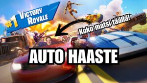 PELKÄSTÄÄN AUTOSSA HAASTE 🤯- Fortnite haasteet🔥