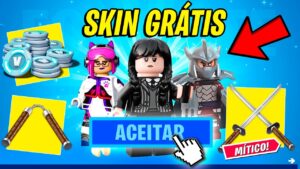 SKIN e V-BUCKS GRÁTIS, WANDINHA, ITENS MÍTICOS e NOVIDADES da ATUALIZAÇÃO 28.20  - Fortnite Lego