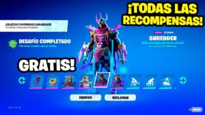 ¡TODAS las RECOMPENSAS GRATIS del *MINI PASE de TORTUGAS NINJA* en FORTNITE! 🎁 (MINI PASE GRATIS) 💥