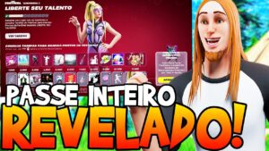 TODOS ITENS DO PASSE DA LADY GAGA E MAIS! - Fortnite