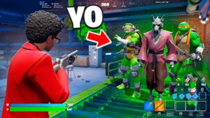TROLLEO JUGADORES como MAESTRO SPLINTER en FORTNITE!