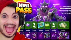 TUTTO IL PASS BATTAGLIA TMNT DI SUPER SHREDDER | Fortnite Capitolo 5