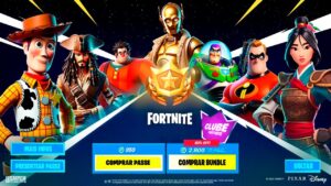 Temporada da DISNEY x Fortnite! Passe de Batalha?