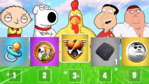 The *RANDOM* FAMILY GUY Challenge in Fortnite