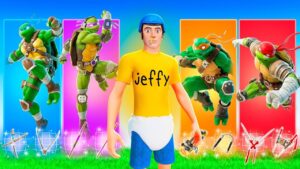 The RANDOM NINJA TURTLES BOSS Challenge in Fortnite!