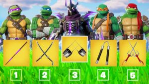 The *RANDOM* TMNT Mythics Challenge in Fortnite
