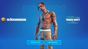 Wann kommt Travis Scott in den Fortnite Shop ?