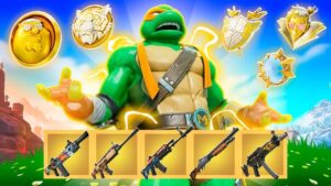 die *NUR* Mythische TMNT Challenge in Fortnite