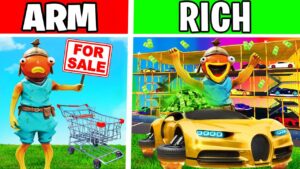 ich werde ein LEVEL 999999 REICHER SUPER STAR in FOrtnite