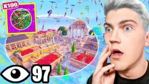 100 JOUEURS se battent à BRAWLER'S BATTLEGROUND sur FORTNITE