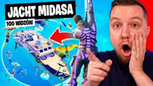 100 WIDZÓW na JACHT MIDASA w Fortnite