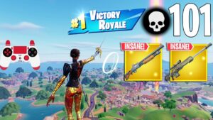 101 Elimination Solo Vs Squads Gameplay Wins (Fortnite Chapter 5 PS4 Controller)