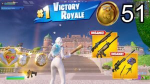 51 Elimination Solo vs Trio " Build " Gameplay🏆 ( Fortnite Chapter 5 Season 1)