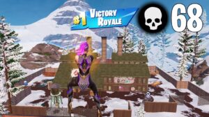 68 Elimination Solo vs Squads Wins (Fortnite Chapter 5 Season 2 Gameplay Ps4 Controller)