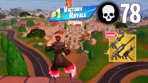 78 Elimination Solo vs Squads Wins (Fortnite Chapter 5 Gameplay Ps4 Controller)