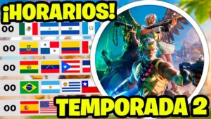 ¿CUANDO INICIA LA TEMPORADA 2 CAPÍTULO 5 de FORTNITE? ⏰❓ HORARIOS FORTNITE CAPÍTULO 5 TEMPORADA 2